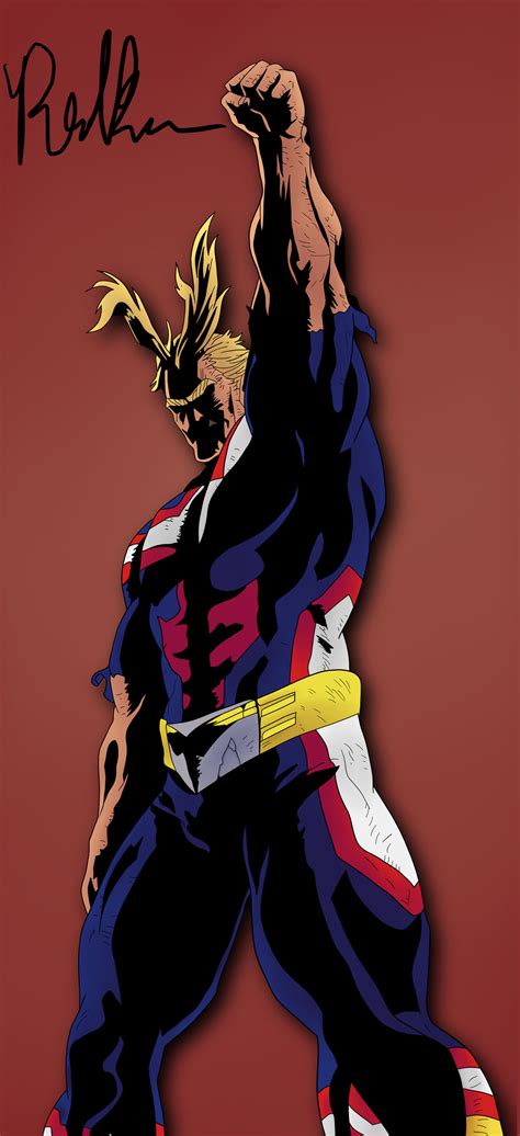 All Might Victory Pose by HotRodster on DeviantArt