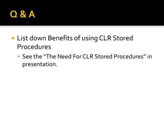 CLR Stored Procedure Tutorial 的图像结果