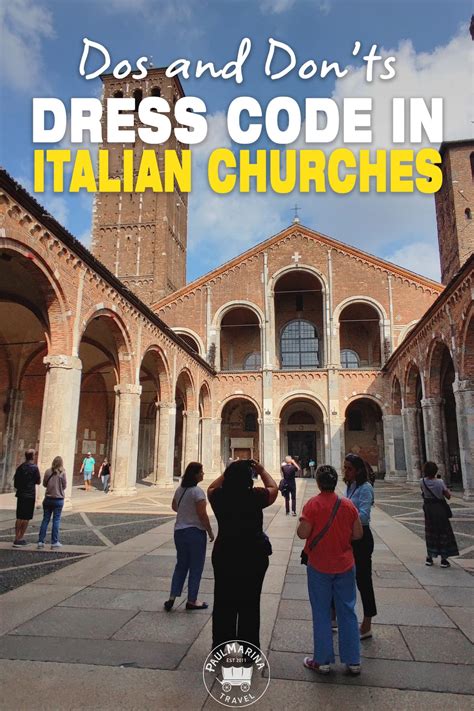 Dress Code In Italian Churches: Dos And Don'ts