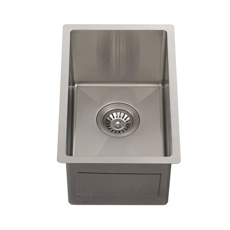 Retto II 290mm x 440mm x 230mm Small Stainless Steel Sink, Brushed Nic ...