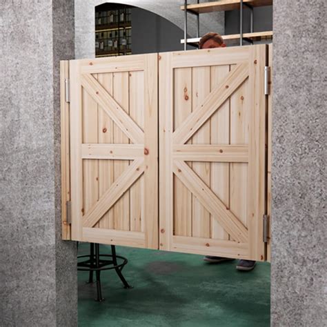 Natural Wood Saloon Swinging Doors,Cafe Saloon Doors Swinging,Auto ...