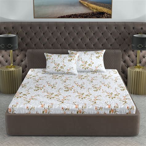 Buy Cotton Bed sheet Online | Designer Bed Sheet | Divine Casa