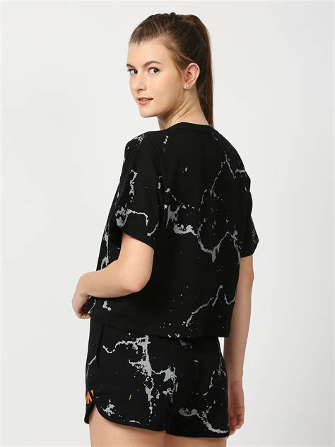 Womens Oversized Tshirts. Black Gym Crop Tops. Over Sized Tshirt Women ...