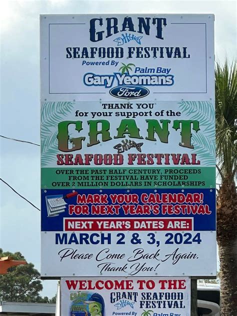 58th Annual Grant Seafood Festival | The Grant Seafood Festival | March ...