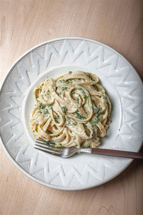Vegan Spinach Fettuccine Alfredo — Produce On Parade