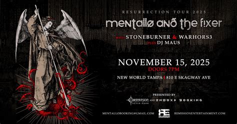 MENTALLO AND THE FIXER + STONEBURNER + WARHORS3 IN TAMPA, New World ...