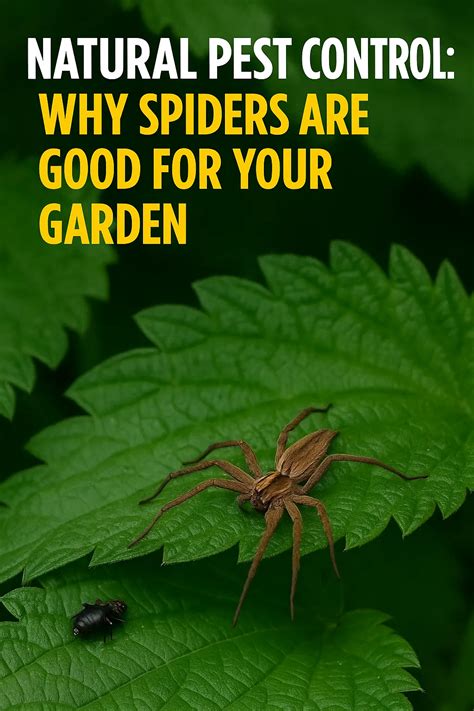 Natural Pest Control: Why Spiders Are Good for Your Garden