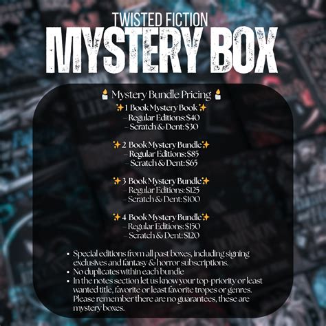Overstock – Twisted Fiction Book Box