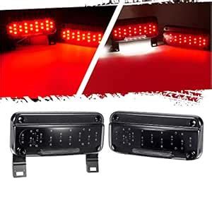 Partsam Red Led Low Profile Combination RV Tail Lights Surface Mount ...