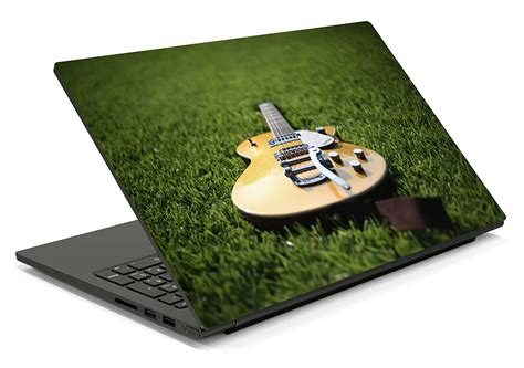 ISEE 360® Laptop Skin Cover Laminated Guitar in Grass Stickers and Free ...