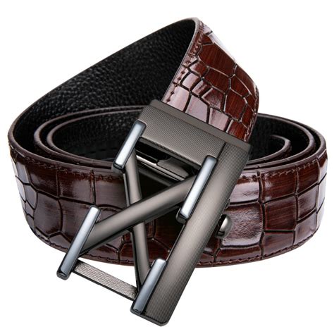 Famous Brand Belt Men Good Quality Cowskin Genuine Luxury Leather Men