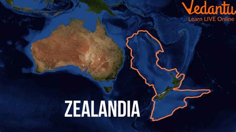 World Map With Zealandia