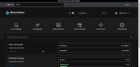 Image result for Direct Web Control Panel
