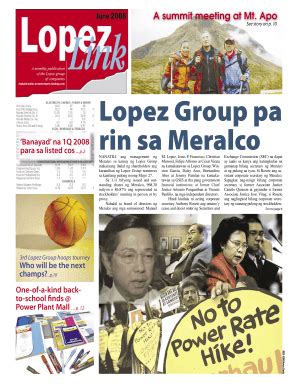 Fillable Online Oscar M. Lopez remarks at the First Philippine Holdings ...