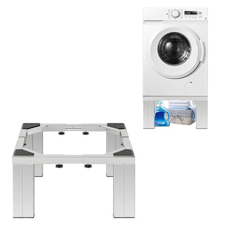 Buy Heavy Duty Mini Fridge Stand-Adjustable Washing Machine Base Stand ...