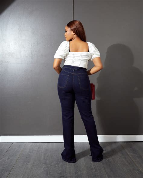 (2FOR30K) KOTON VICTORIA SLIM FLARE FIT NAVY WASH JEANS - Debrasgrace