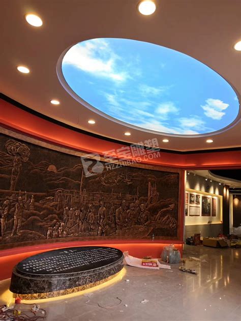 广东韶关城市博物馆玻璃钢仿铜浮雕原创设计及安装项目-华纳在线开户
