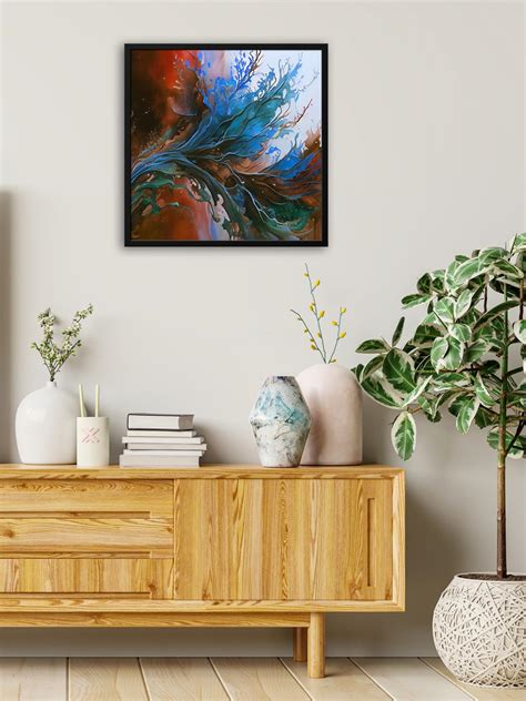 999STORE multi color abstract art canvas painting for home wall décor ...