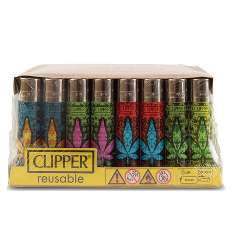 Clipper Lighters: Baroque Grass LB (48 Pack) – Blazed Wholesale