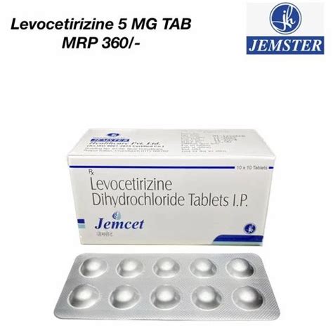 Levocetirizine Tablet - Levocetirizine 5 Mg Tablet Trader - Wholesaler ...