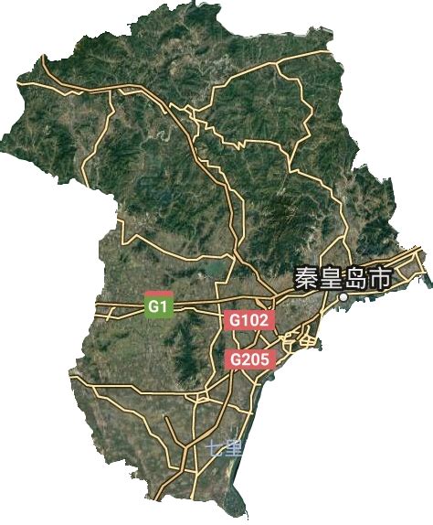 河北省秦皇岛旅游地图