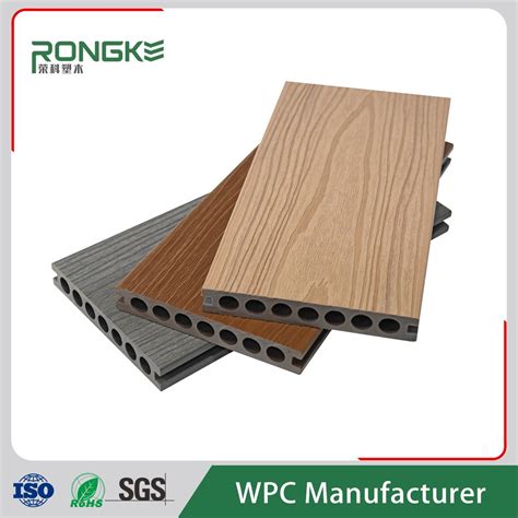 Anti-UV Wood Plastic Composite WPC Decking Outdoor 150*22mm Flooring ...