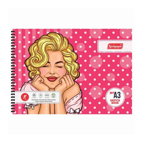 My Sketch Book A3 (25,50 & 20+20 Sheets) (Twin Wiro Bound) (White Cart ...