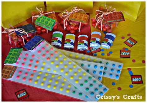 Crissy's Crafts: Lego Party Favor Ideas & Blog Hop