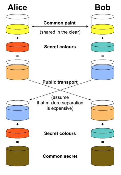 Diffie-Hellman Algorithm 的图像结果