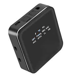 FASHIONMYDAY® Bluetooth 5 Audio Transmitter and Receiver Adapter HD LL ...