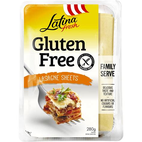 Latina Fresh Gluten Free Lasagne Sheets 280g   Woolworths