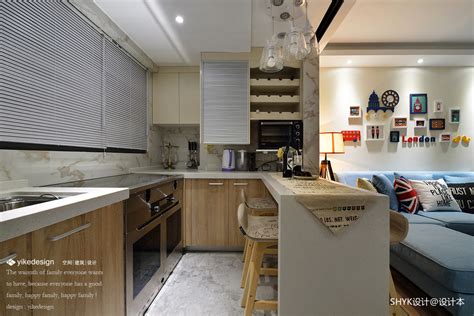 76平loft现代厨房设计图 – 设计本装修效果图