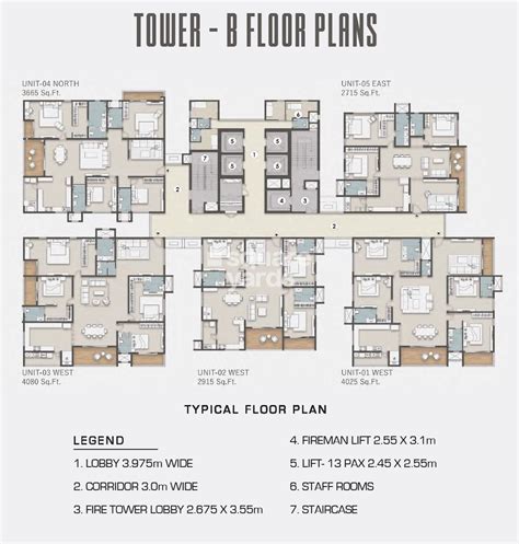 SAS Diamond Towers in Financial District, Hyderabad @ 3.55 Cr - Floor ...