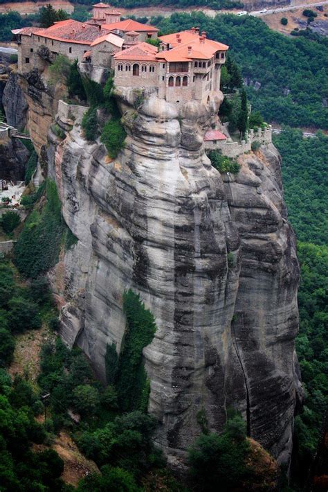 The Meteora is a rock formation in central Greece hosting one of the largest and most precipitously built comple… | Places to travel, Places to go, Beautiful places