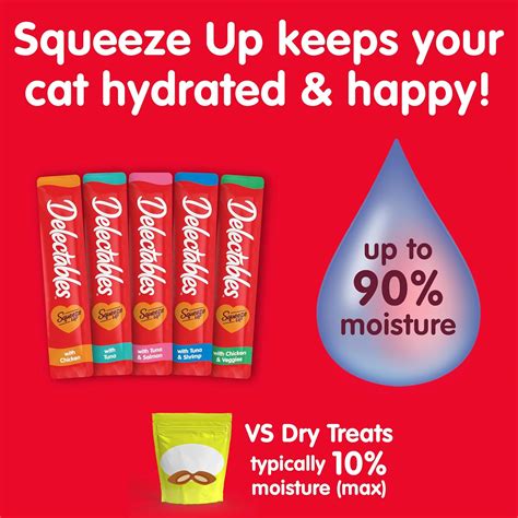 Hartz Delectables Squeeze Up Interactive Lickable Wet Cat Treats for ...
