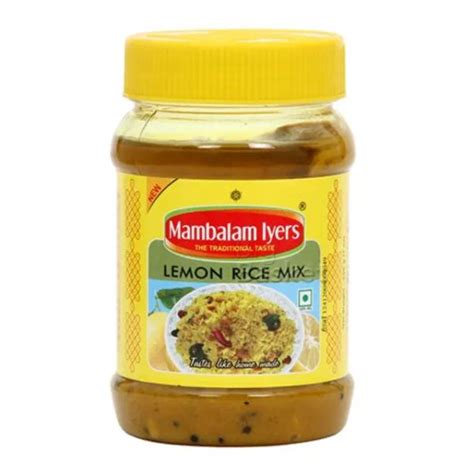 Lemon Rice Mix - 200 Gms | Mambalam Iyers Instant Mix/ Traditional Tas