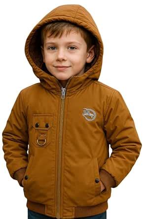 Krystle Stylish Kids Jacket | Boys Hooded Winter Coat | Warm Fleece ...