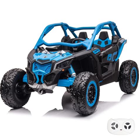 Can-Am Maverick X3 Ride-on Buggy 24V (2-seater) - Blue - Berghoff toys