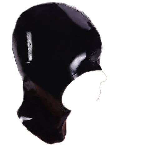Buy Latex Hood Mens Rubber Open nose and Jaw Latex Online at ...