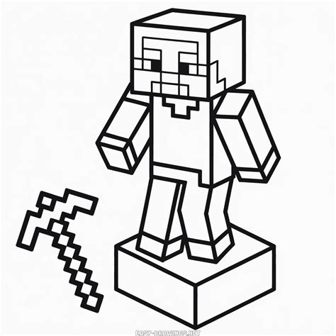 3D Minecraft Easy Drawing | Easy Drawings
