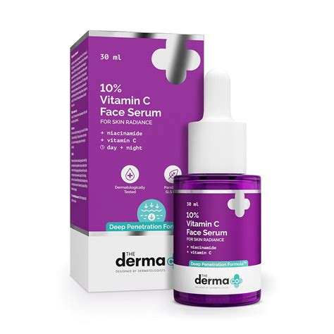 Hyaluronic Acid with 10 % Vitamin C Serum 30ml | The Derma Co
