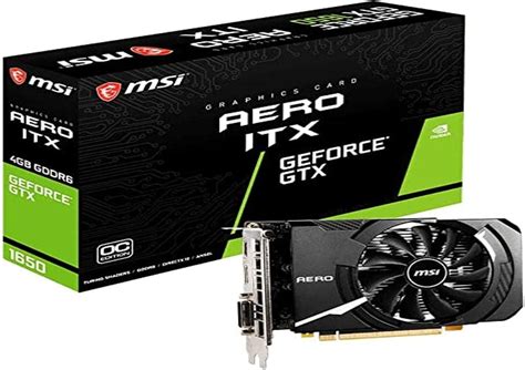 msi geforce gtx 1650 d6 aero itx oc graphics card India | Ubuy