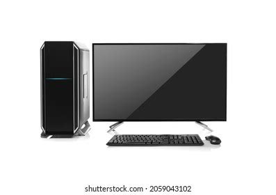 Image result for Black Desktop Computer and Modem