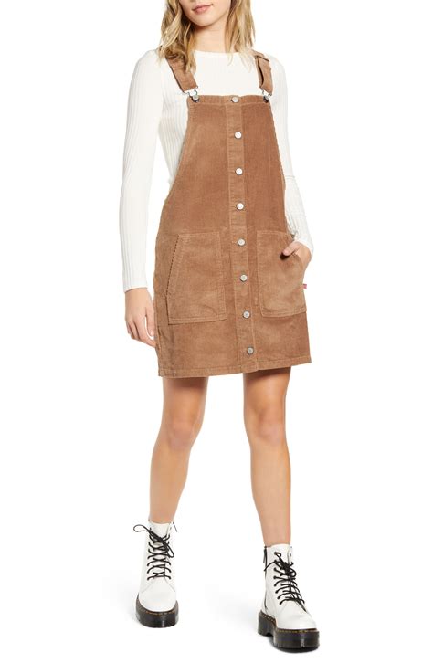 Dickies Corduroy Overall Dress | Corduroy overall dress, Overall dress ...