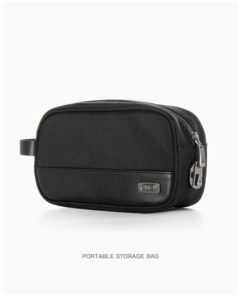 Black Vault Tech Kit Organiser Bag with lock