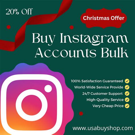 Buy Instagram Accounts Bulk. Discover the power of purchasing… | by Buy ...