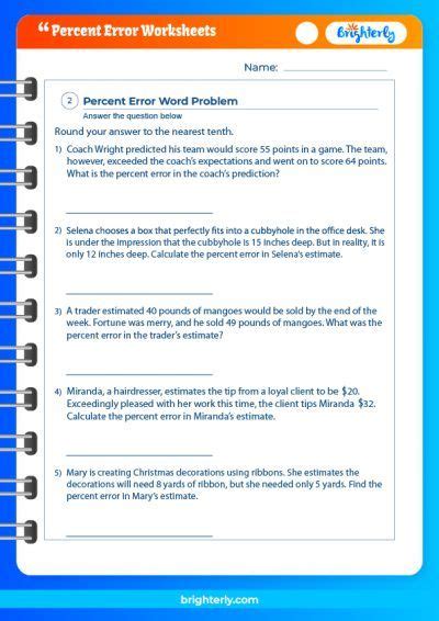 Image result for Percentage Error Questions