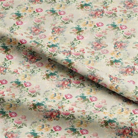 Maryland Rose Digital Printed Fabric – fabricaind