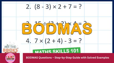 Image result for BODMAS Examples