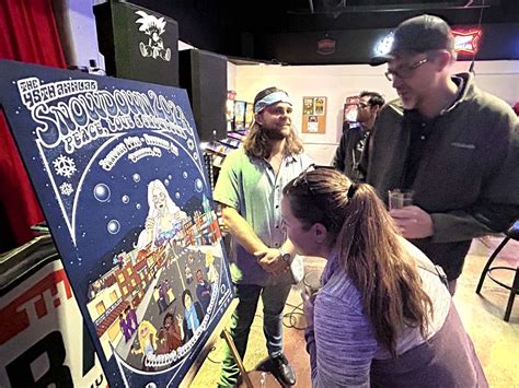 Photo: Snowdown 2024 poster unveiled at kickoff party - The Durango Herald